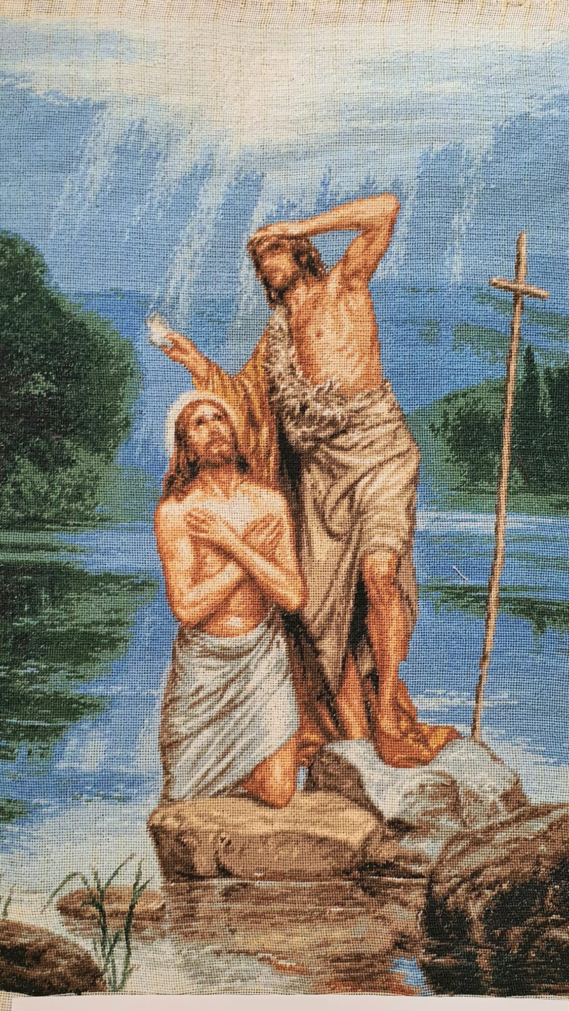 The baptism of Jesus