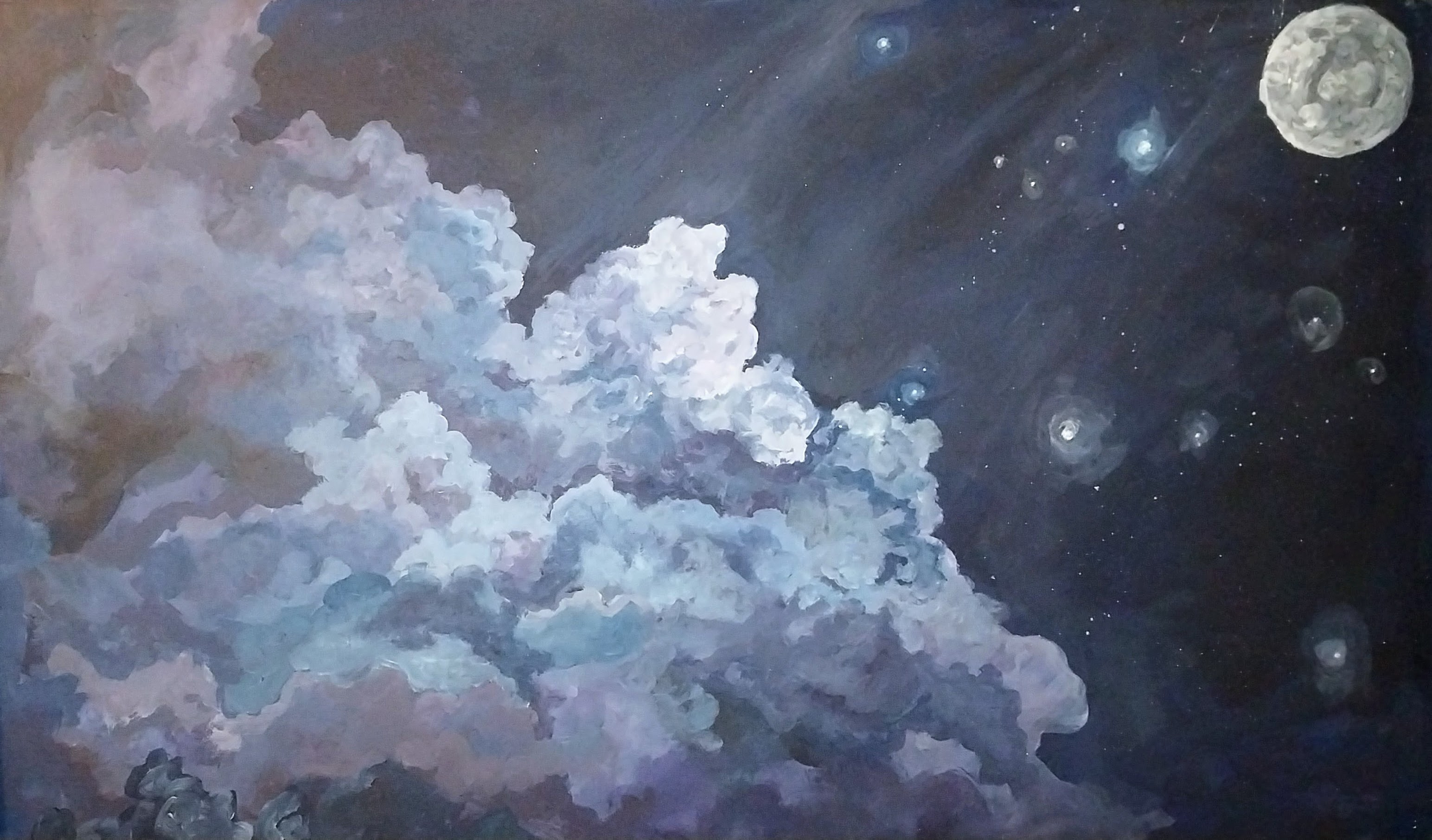 the night clouds