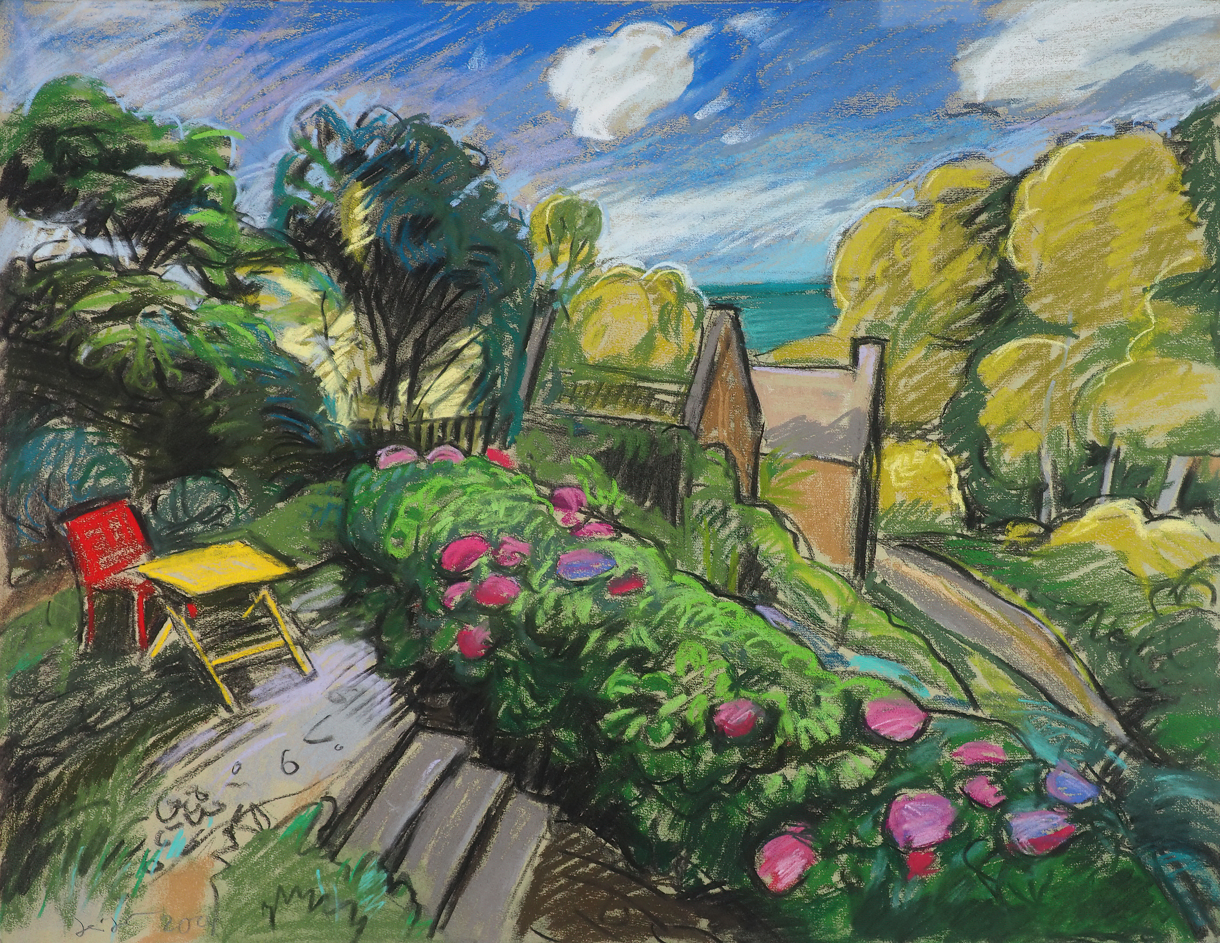 At the Manor de Duc Écu - La Hague, Normandy 